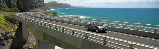 Sea Cliff Bridge, Sydney to Melbourne drive